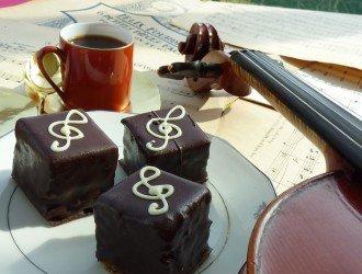 Gourmet chocolate symphony: my treble clef _ Winning recipe n ° 27