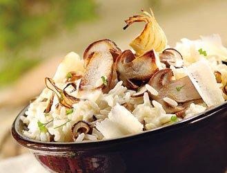 Easy risotto with porcini mushrooms