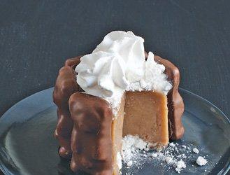 Charlottes with brown cream