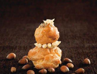 Express religious coffee and roasted hazelnuts