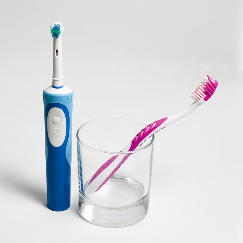 For or against the electric toothbrush?
