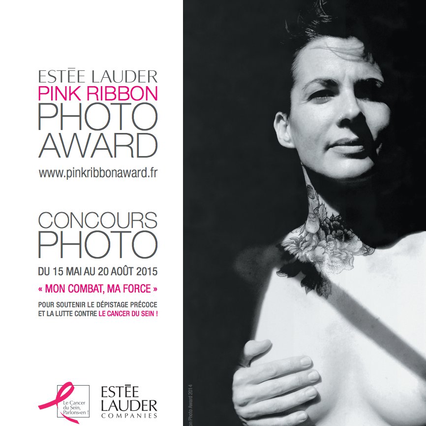 Estée Lauder Pink Ribbon Photo Award: a photo contest to raise awareness of breast cancer