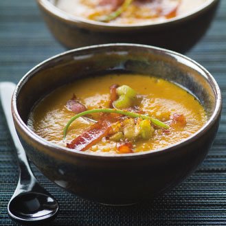 Sweet potato soup with paprika