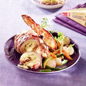 Gruyère chicken and vegetables