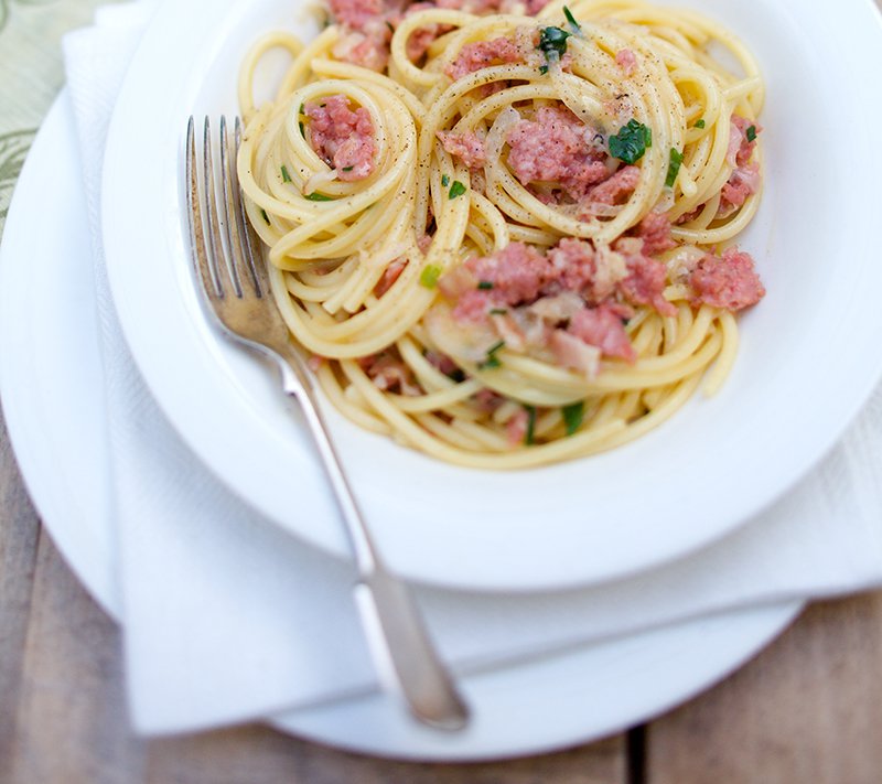 The real pasta recipe carbonara