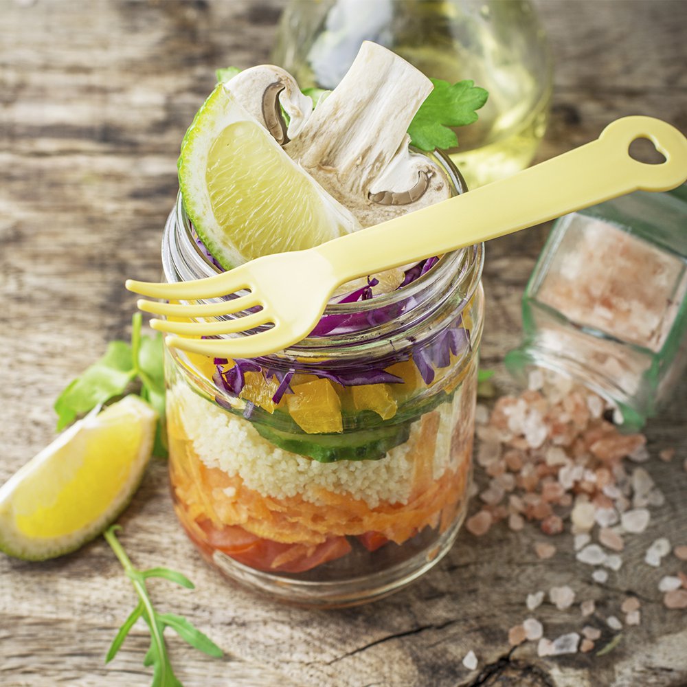 Jar salad: 10 recipes to taste