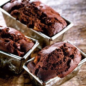 Chocolate and pear cakes