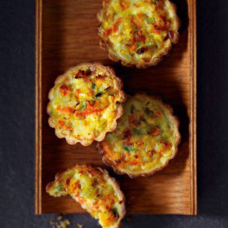 Miniquiches with crab
