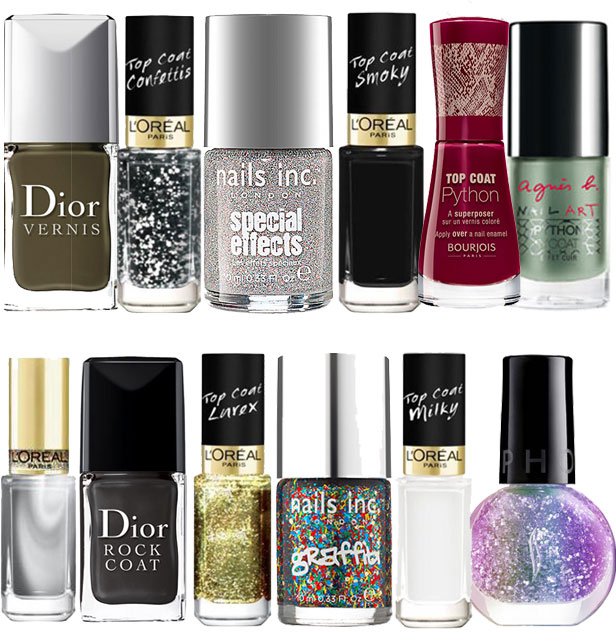 The new top coats that twist our nail polish!