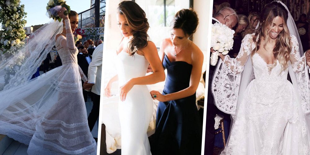 The most beautiful 2016 star wedding dresses