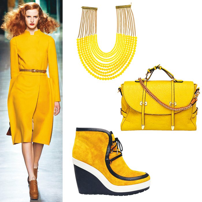 Mustard, the trendy color of winter!
