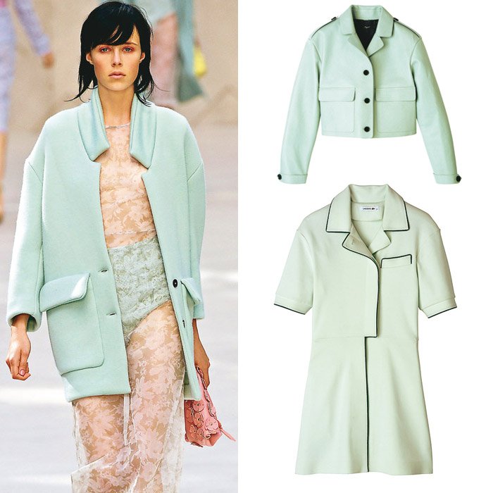 Pastel green: the soft color of summer!